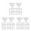 150Pcs White Mini Art Tools Foam Finger Sponges for Ink Blending 8