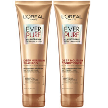 Shampoo e Balsamo L'Oreal Paris Senza Solfati per Capelli Secchi, Idratazione Tripla