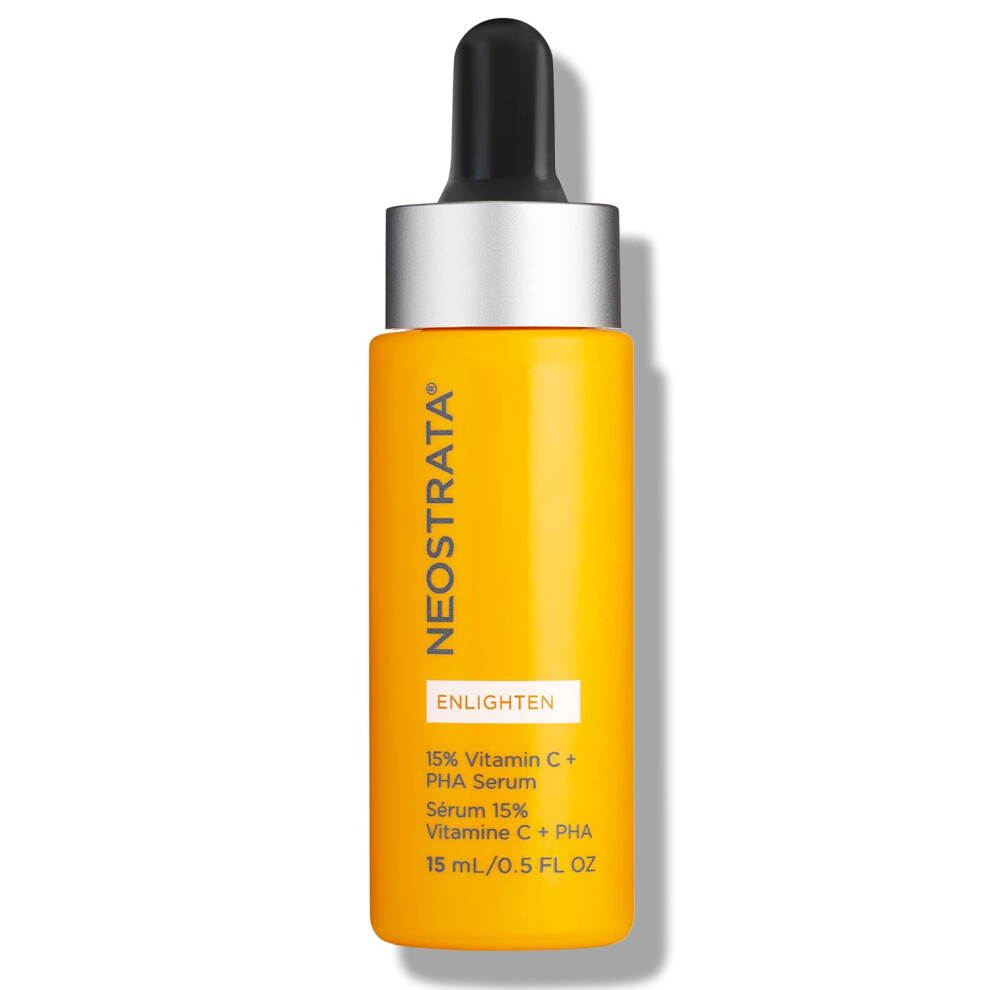 Neostrata 15% Vitamin C Face Serum, Pha + Green Tea Brightening Serum, 0.5 Fl. Oz.