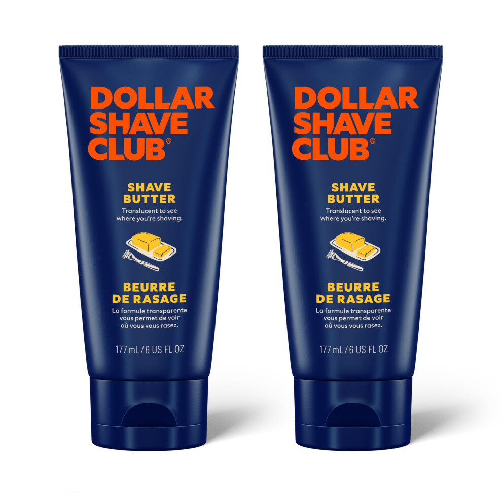 Dollar Shave Club Butter, For Sensitive Skin, A Translucent Shaving Cream & Gel Alternative, Designed Gentle Glide, Helps To Fight Razor Bumps And Ing