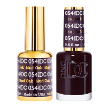 DND DC Gel Polish Set, Bruin Collectie, UV/LED Gel en Air Dry Nagellak, 054 Mud Oak, 0.5 Fl Oz