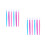 60Pcs Assorted Color Nail Cuticle Pushers Ergonomic Manicure Tools 6