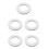 250Pcs White Wax Machine Collars Universal Round Disposable Wax Papers 5