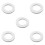 250Pcs White Wax Machine Collars Universal Round Disposable Wax Papers 6
