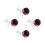 4Pcs Multicolor Needle Cushions with Stable Metal Base for Sewing 8