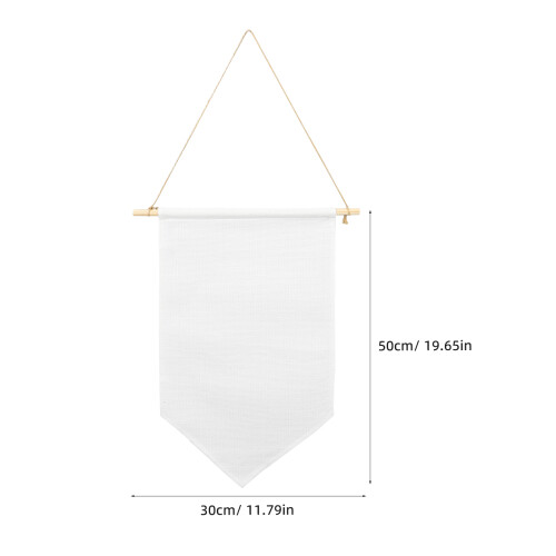 Beige Canvas Banner Met Frame Voor Sieraden 2