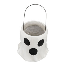 Jarrón cubo fantasma de resina, maceta pequeña para plantas