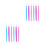 60Pcs Assorted Color Nail Cuticle Pushers Ergonomic Manicure Tools 8