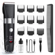 Hair Clippers for Men Professional, Cordless Beard Trimmer Mens Cutting Kit Barbers Haircut Electric Grooming Machine - USB Rechargeable & Waterproof