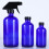 2Sets Portable Blue Glass Spray Bottles Refillable Fine Mist Sprayers 9