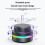 Three-Mode Dual Knob Keyboard with RGB Lights Reverse Direction Knob Single-Button  Volume Knob Black 5