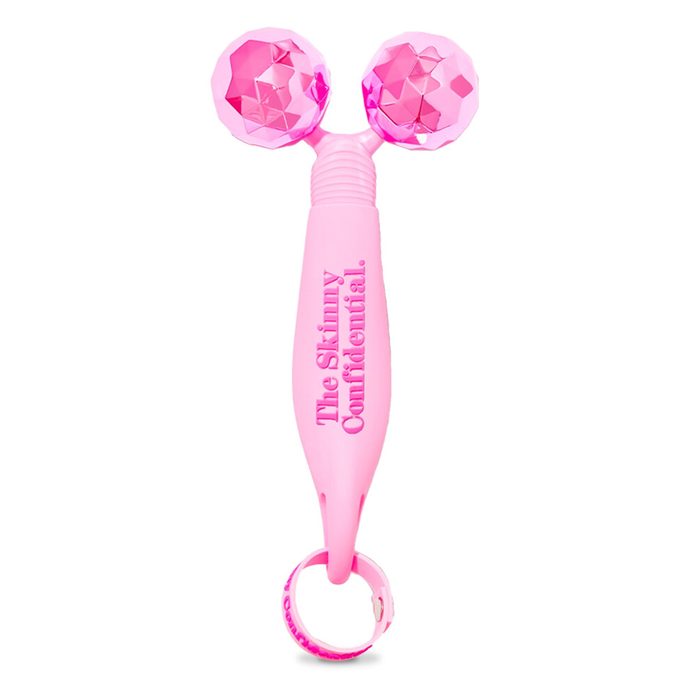 The Skinny Confident Pink The Skinny Confidential Face Roller - Balls Eye & Facial Roller Massager - Face Massage Tools Skincare For Wrinkles & Fine Lines, Sculpt, Contour
