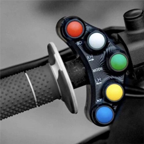 Motorcycle Button Waterproof Handle Bar Button 7-in-1 Multifunction Handlebar Button Control Stop Start Button