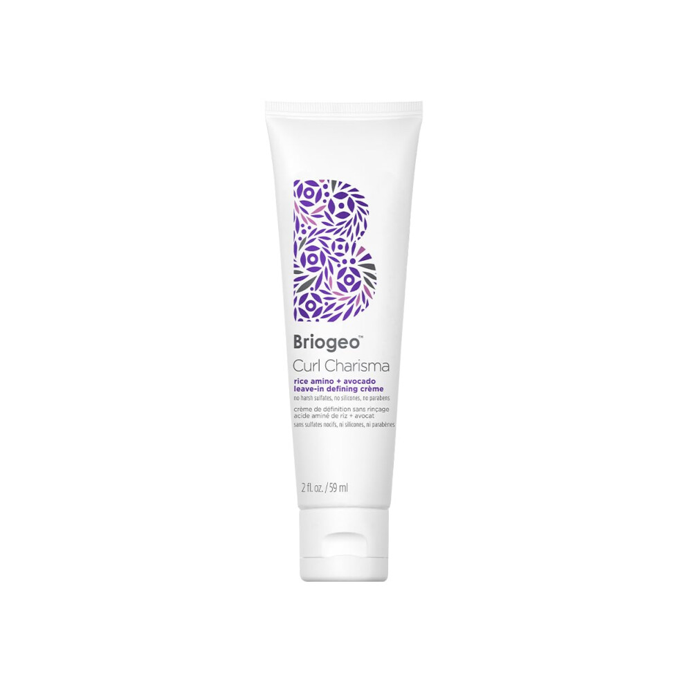 Briogeo Cream Curl Charisma Rice Amino + Avocado Leave-In Defining Crme, Anti Frizz Hair Styling Moisturizer, Leave In For Wavy, Curly, Coily Hair, Bo