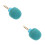 2Pcs Compact Wireless Mini Microphones Sky- with Noise Reduction 6