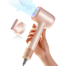 TYMO Ionic Hair Dryer for Women, High Speed Travel Blow Dryer for 5X Faster Drying & 0 Damage, Professional Portable Quiet Hairdryer with 400M Negativ