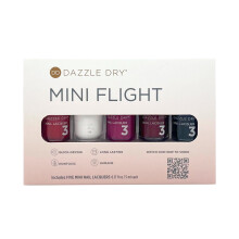 Dazzle Dry Mini Flight - Listo, Seco en 5-5 Mini Esmaltes