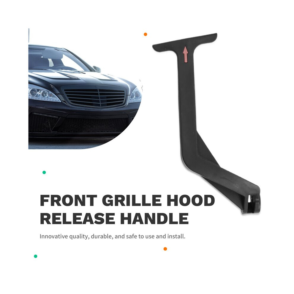 2218800564 Car Bonnet Hood Pull Catch Lock Release Handle Opener For S Class W221 Black 6031417195625