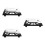 3Pcs Portable Pc Floor Stand Adjustable Width with Wheels for Computer 4