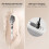 Electric Body Brush with Replaceable Heads - Rechargeable, Waterproof, 2-Speed Adjustable Back Scrubber for Shower 6
