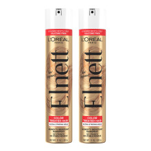L'Oréal Paris Elnett Satin Laca Fijadora Fuerte Para Cabello Tratado Con Color, 11 oz