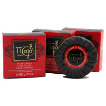 Maja, Savon Parfumé Classique Rond et Luxueux pour Nettoyer et Hydrater votre Peau, 3 Paquets de 3.