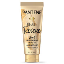 Pantene Miracle Rescue 3 in 1 Balsamo Leave In, Balsamo Riscossa, Protezione Calore