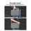 For  Action 6 Carrying Case Action Camera Carrying Case Camera Protective Case for Action 6 Accessory Bag Black 7