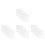 4Pcs Transparent Pe Bubble Pouches Double Layer Self-Seal for Packing 7