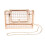 3Stk Goldfarbene Clutch Mit Metallkorb Einzigartigem Design 1