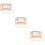 3Stk Goldfarbene Clutch Mit Metallkorb Einzigartigem Design 7