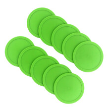 40Stk Air Hockey Paddles Hellgrün Set Für Intensives