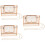 3Stk Goldfarbene Clutch Mit Metallkorb Einzigartigem Design 6
