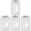 4Stk Board Weißem PVC Für Handball Training 2