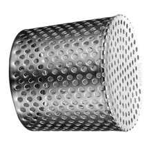 Edelstahl Rohrfilter Silber Dachrinne Abfluss Schutznetz