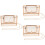 3Stk Goldfarbene Clutch Mit Metallkorb Einzigartigem Design 5