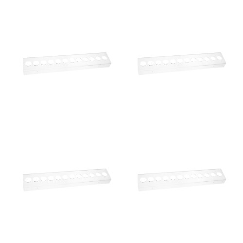 4Pièces Porte-Ciseaux 12 Trous Transparent Coiffeur 2