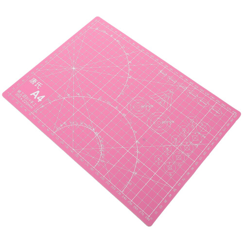 2Stk PVC Schneideplatte Pink Für Gravur Basteln Doppelseitig