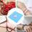 1Set Kumihimo Flechtdisk Blau Positioniernadeln DIY Schmuck Bastelset 5