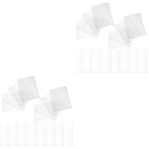 200Stk Transparente Pe Luftpolstertaschen Für Verpackung Versand 2