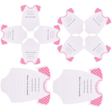 50Stk Baby Shower Gender Reveal Spielkarten Kreative Designs