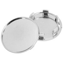 2Stk Fahrzeug Radnabendeckel ABS Silber Ideal Für Auto Felgen DIY