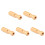 5Stk Foosball Holzgriffe Ergonomisch Langlebig Rutschfest Hellgelb 6