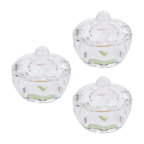 3Stk Transparent Flüssigkeit Maniküre Zubehör