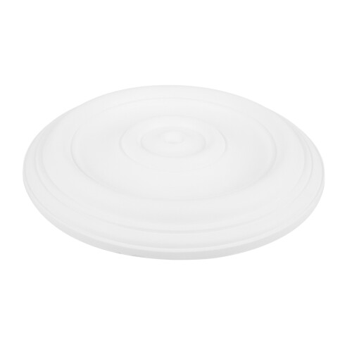 5Stk Weiße Deckenmedaillon PU Für Licht Und Lüfter