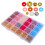 4Boxes Durable Polymer Clay Beads DIY Loose Beads for Jewelry 3