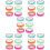 30Rolls Colored Sticky Balls Tape Fun Decompression Toy for All Ages 10