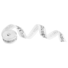 2Rouleaux Craft Polyester Motif Note Pour Décorations DIY