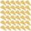100Stk Versatile Dreieckige Goldene Kuchenplatten Einwegpapier 1