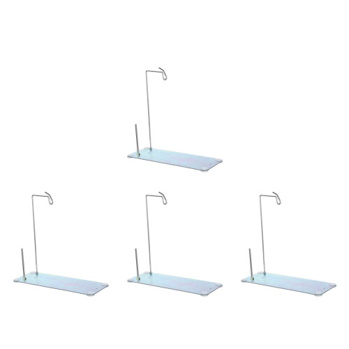 4Ensembles Support Métal Argent Pour Machine À 2